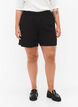 Löst sittande shorts i viskos, Black, Model image number 3