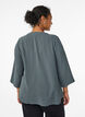 Blus med 3/4-&auml;rm, Gr&ouml;n, Model image number 2