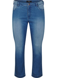 Slim fit Emily jeans med normalh&ouml;g midja, Bl&aring;