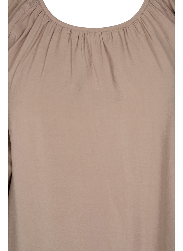 A-linjeformad tunika med 3/4-ärmar, Fungi, Packshot image number 2