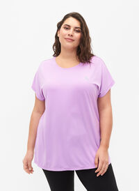 Kortärmad t-shirt för träning, African Violet, Model