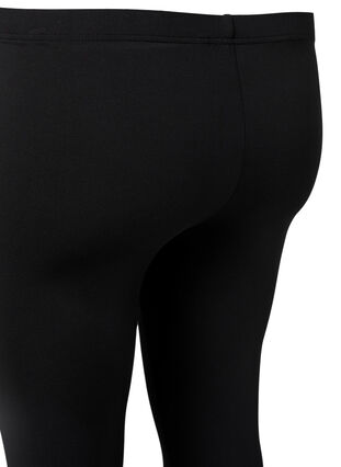 2-pack leggings i 3/4-längd, Black / Black, Packshot image number 3