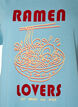 T-shirt i bomull med tryck, Bl&aring;, Packshot image number 2