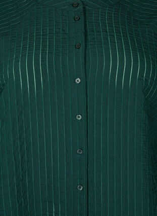 Lång skjorta i viskos med randigt mönster, Scarab, Packshot image number 2