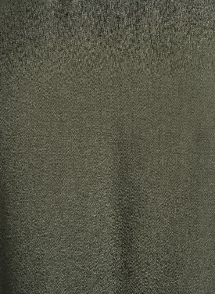 Viskosblus med halvkorta &auml;rmar, Gr&ouml;n, Packshot image number 2