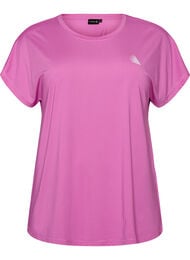 Enf&auml;rgad tr&auml;nings-T-shirt, Lila