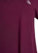 Tr&auml;nings t-shirt med v-ringning och l&ouml;s passform, R&ouml;d, Packshot image number 2