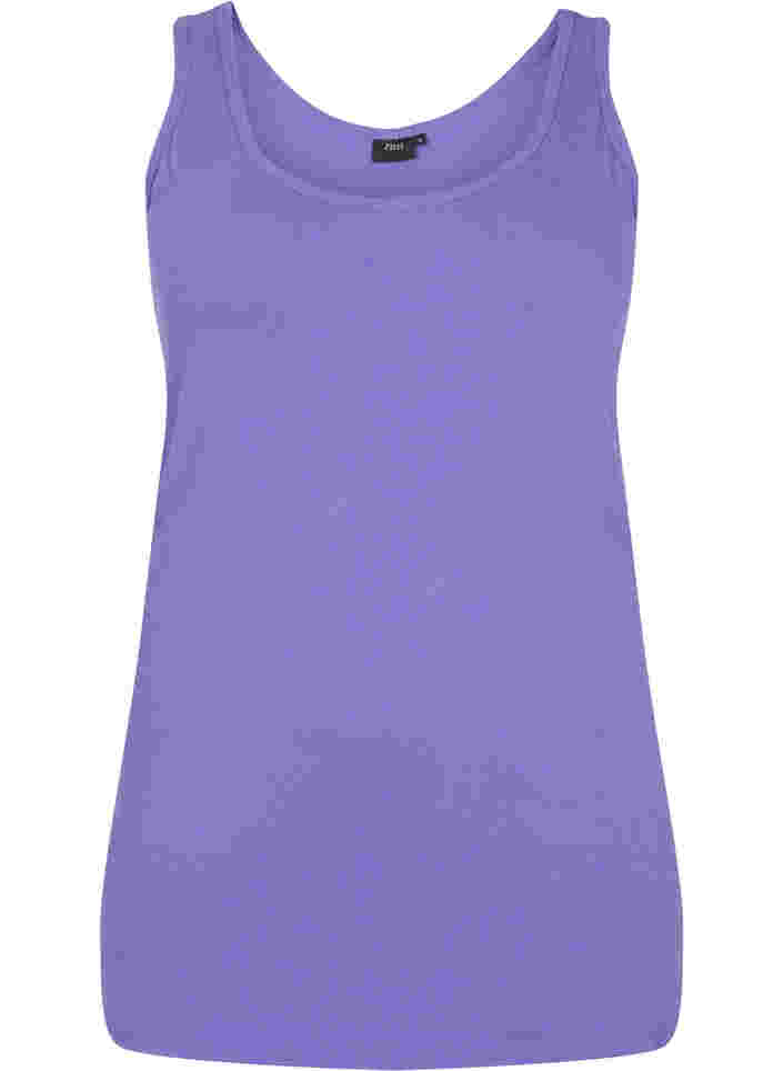 Enfärgat baslinne i bomull, Ultra Violet, Packshot image number 0