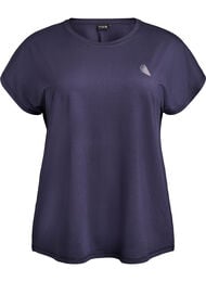 Enf&auml;rgad tr&auml;nings-T-shirt, Bl&aring;