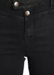 Gemma-jeans med normal passform och h&ouml;g midja, Svart, Packshot image number 2