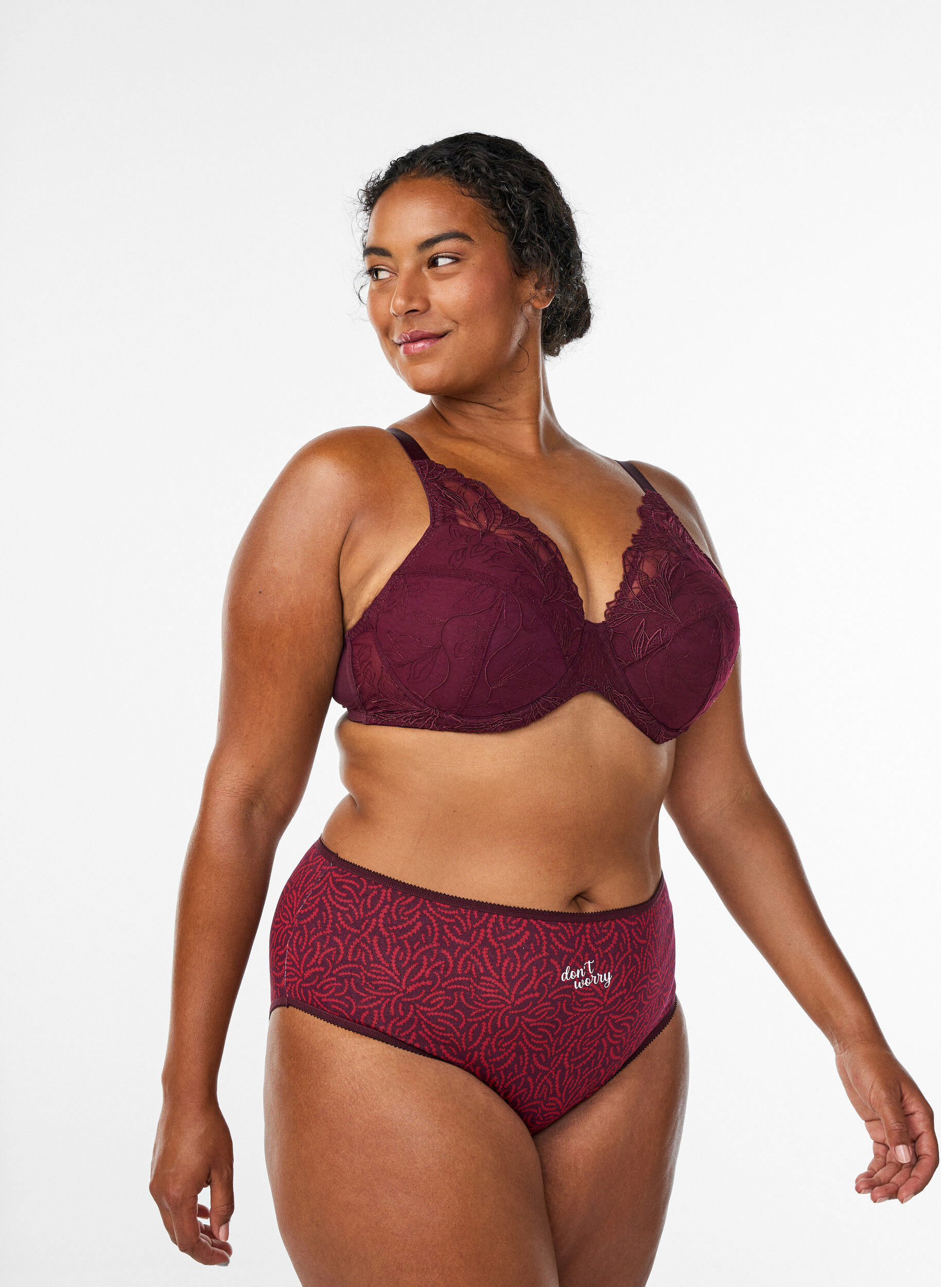 7-pack trosor med normal midja, R&ouml;d, Model