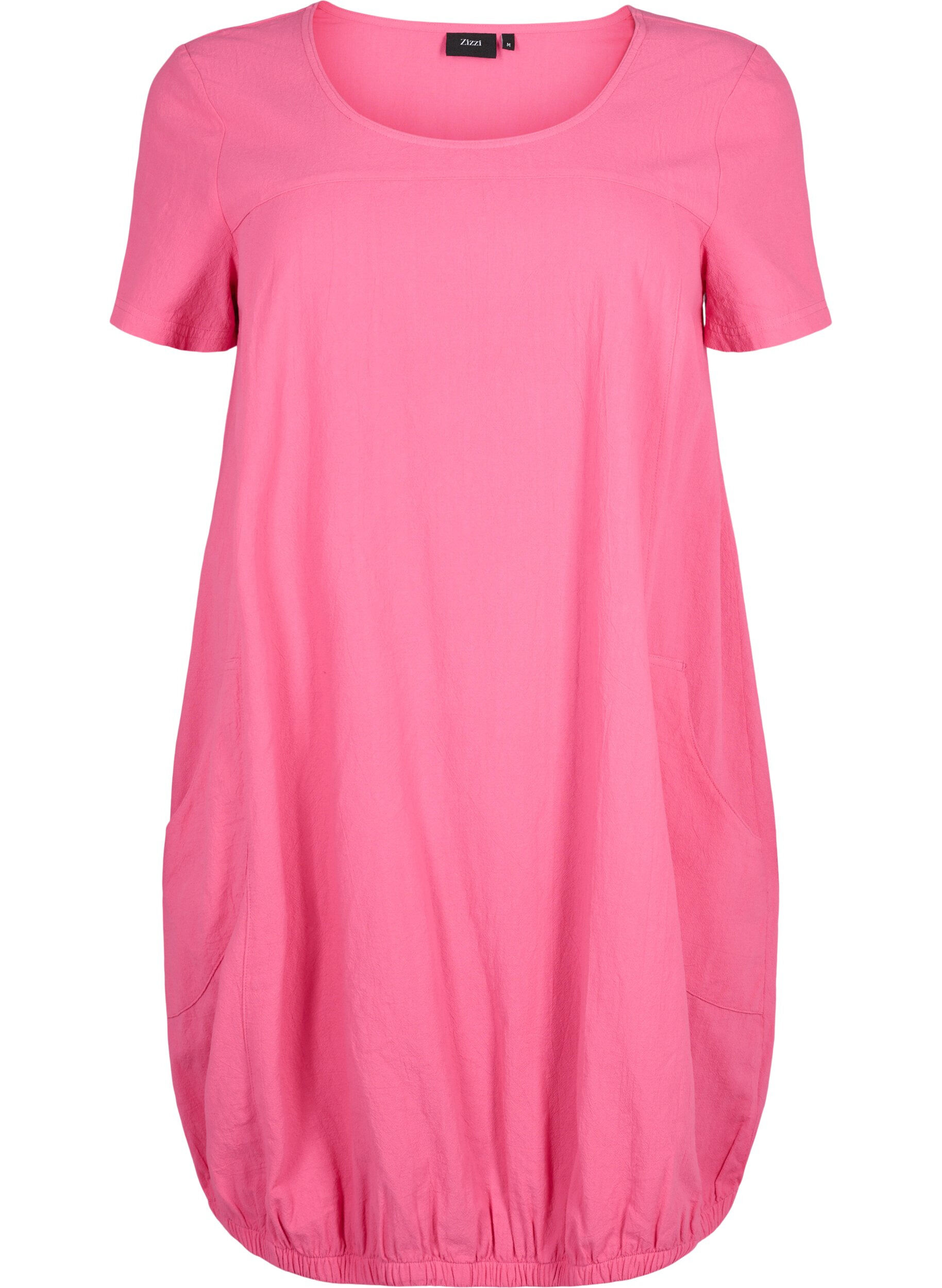 ZizziKort&auml;rmad bomullskl&auml;nning, Rosa, Packshot image number 0