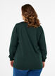 Sweatshirt med spetsdetaljer, Scarab, Model image number 1