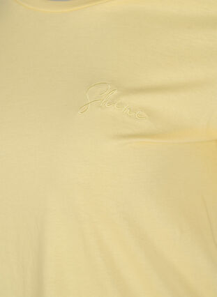 T-shirt i bomull med tryck, Pale Banana Shine, Packshot image number 3