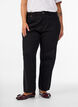 L&ouml;sa jeans med croppad l&auml;ngd, Svart, Model image number 2