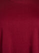 Enkel t-shirt i bomull med rund halsringning, M&ouml;rk Bordeaux, Packshot image number 2