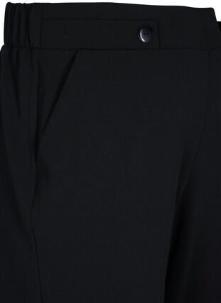 Byxor med lös passform och 7/8-längd, Black, Packshot image number 2