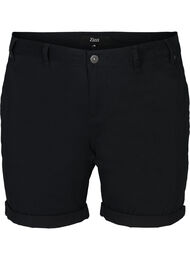 Shorts i regular fit med fickor, Black
