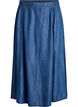 Maxikjol i lyocell med denimlook, Bl&aring;, Packshot image number 0
