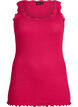 Topp med spetskant, Rosa, Packshot image number 0