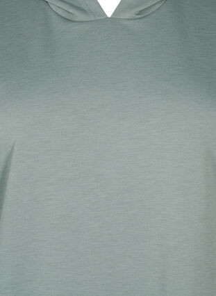 Kortärmad sweatshirtklänning i modalmix, Chinois Green, Packshot image number 2