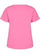 Enfärgad bas-t-shirt i bomull, Rosa, Packshot image number 1