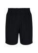 Löst sittande shorts i viskos, Black, Packshot image number 0