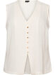 &Auml;rml&ouml;s v&auml;st med v-ringning och knappar, Vanilla, Packshot image number 0