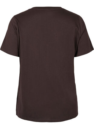 T-shirt i ekologisk bomull med tryck, Molé, Packshot image number 1