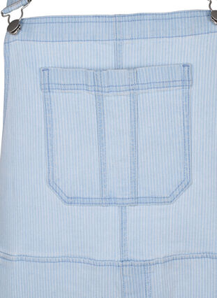 Randiga denim hängselbyxor?, L. Blue Denim Stripe, Packshot image number 2