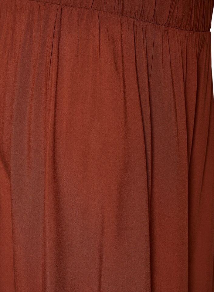 Culottes i viskos med h&ouml;g midja och vida ben, R&ouml;d, Packshot image number 2