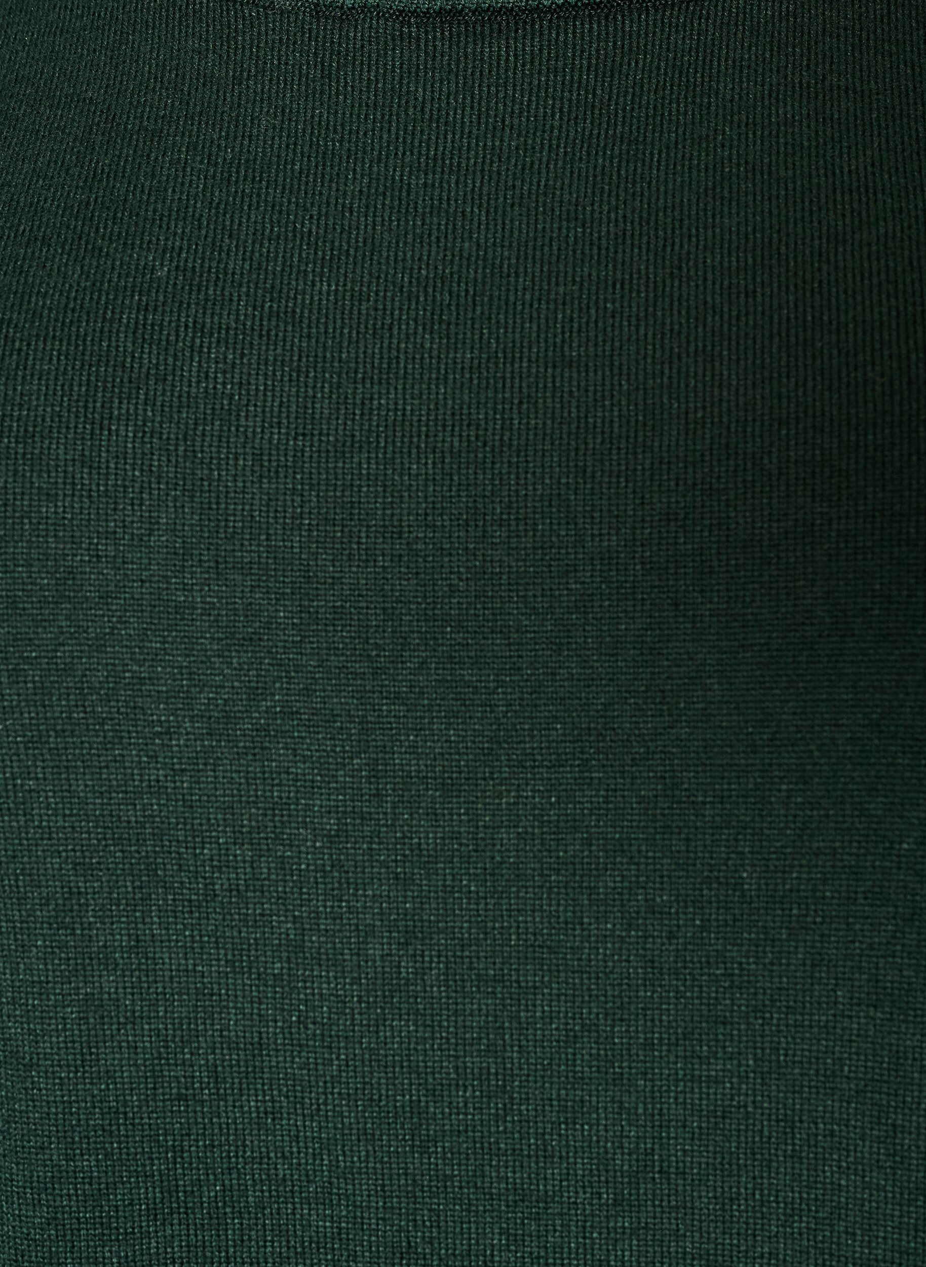 ZizziFinstickad blus med korta &auml;rmar, Gr&ouml;n, Packshot image number 2