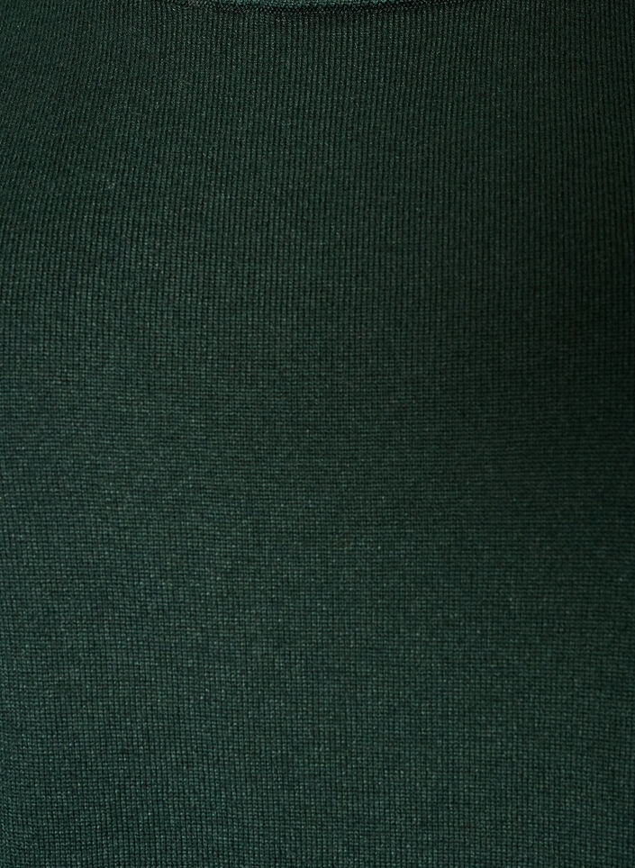 Finstickad blus med korta &auml;rmar, Gr&ouml;n, Packshot image number 2