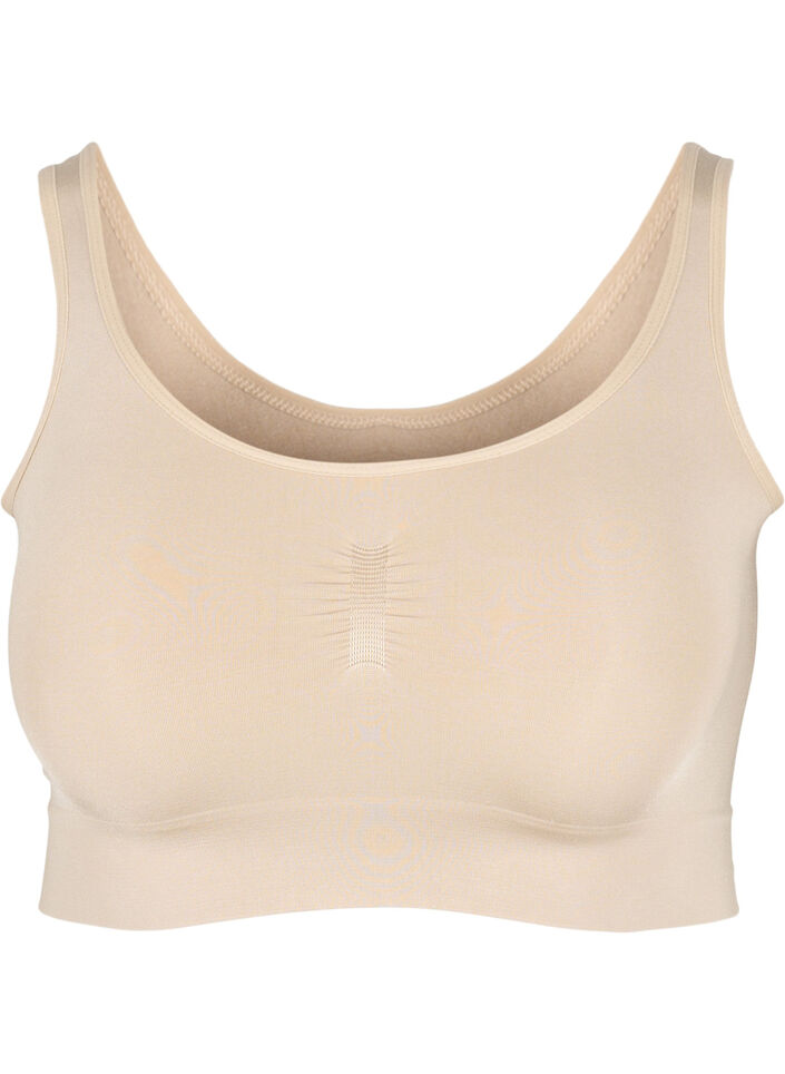 Mjuk bh utan vaddering, Beige, Packshot image number 0