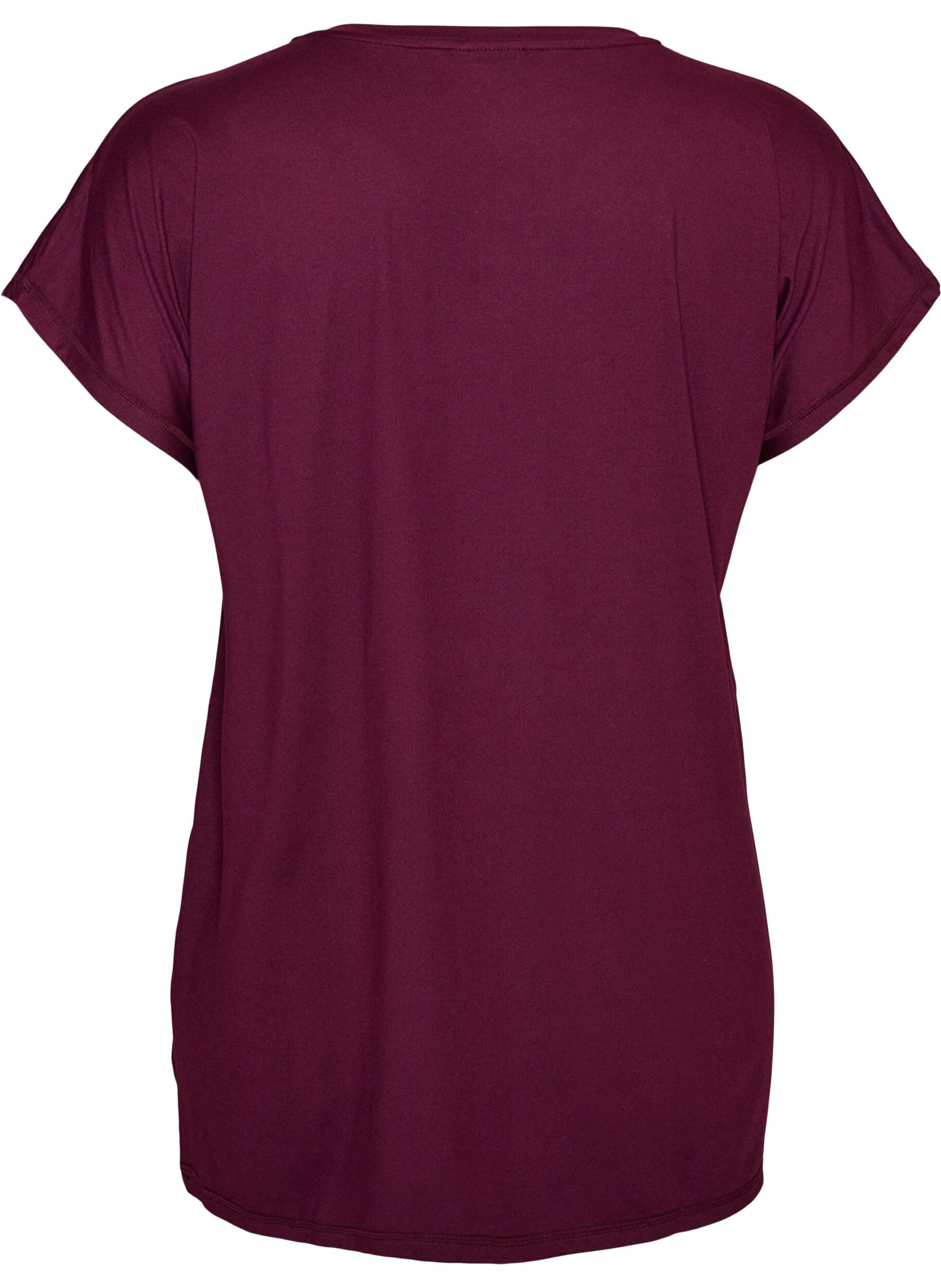 ZizziL&aring;ng tr&auml;nings-t-shirt, Lila, Packshot image number 1