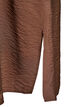 Kl&auml;nning med v-ringning i viskos, Brun, Packshot image number 3