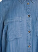 Midi-skjortkl&auml;nning i mjuk lyocell-denim, Bl&aring;, Packshot image number 2