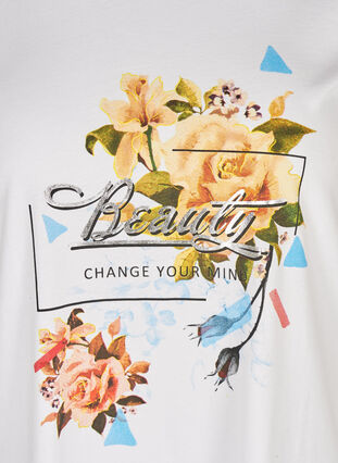 T-shirt, Bright White/Beauty, Packshot image number 2