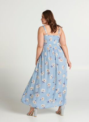 Dress, Light Blue Flower, Model image number 1