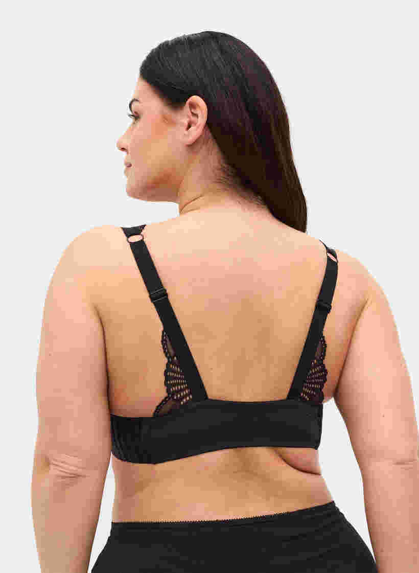 Bh ryggdel med spets, Black Lace 2, Model image number 3