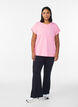 Enf&auml;rgad tr&auml;nings-T-shirt, Rosa, Model image number 1