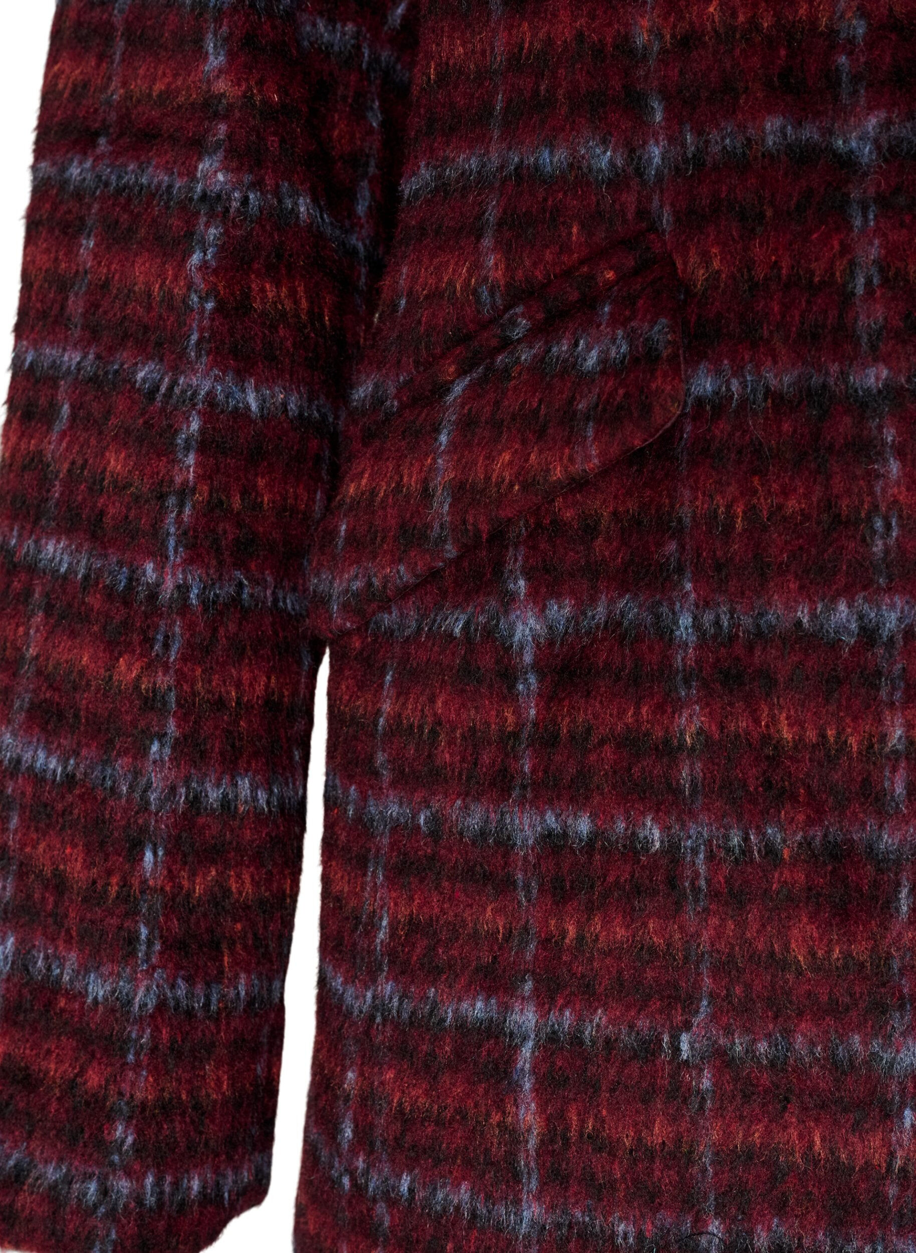 ZizziRutig jacka med fickor, R&ouml;d, Packshot image number 3