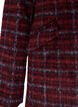 Rutig jacka med fickor, R&ouml;d, Packshot image number 3
