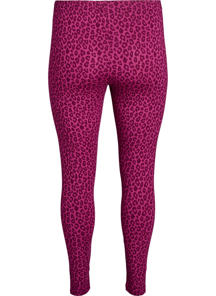 Ankelkorta leggings i viskos, Rosa, Packshot image number 1