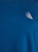 Tr&auml;ningsblus med trekvarts&auml;rm, Bl&aring;, Packshot image number 2