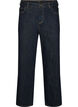 Straight fit Kiana jeans med h&ouml;g midja, Bl&aring;, Packshot image number 0