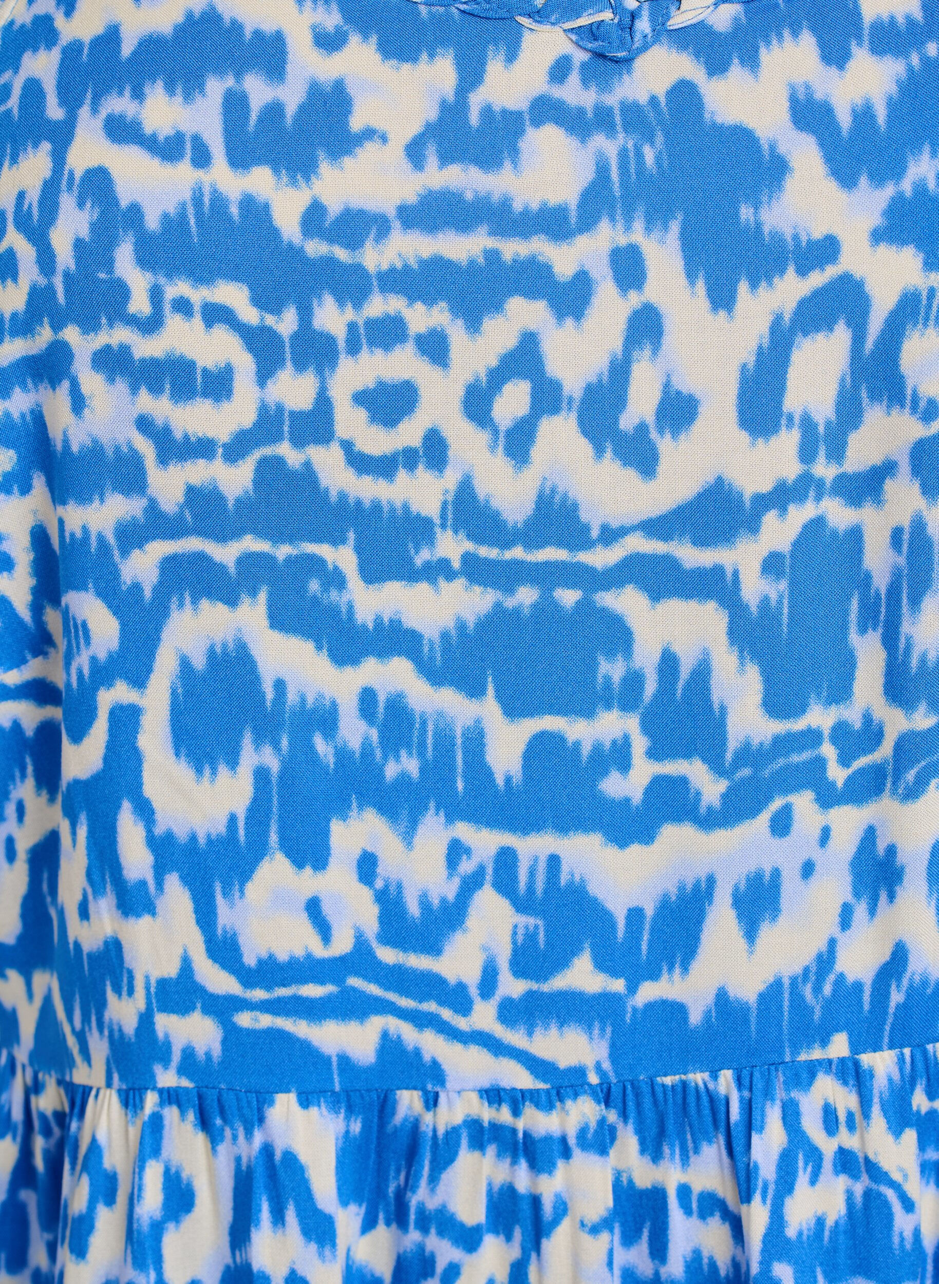 Zizzi Midi-bandkl&auml;nning med smockad rygg, Bl&aring;, Packshot image number 2