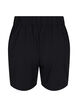 Shorts med fickor och l&ouml;s passform, Svart, Packshot image number 1