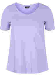 Enfärgad t-shirt i bomull, Paisley Purple