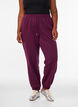 Sweatpants med h&ouml;g midja och dragsko, Lila, Model image number 2